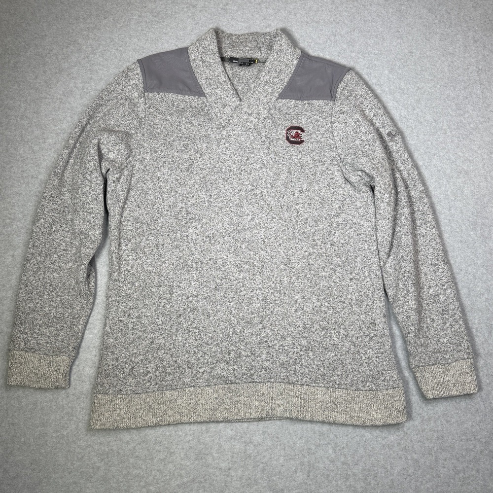 Under Armour South Carolina Gamecocks Men's Large Loose Pullover Fleece Sweater